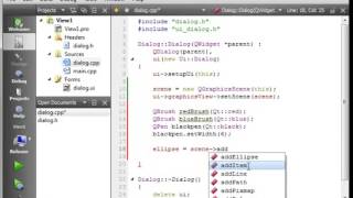 C++ Qt 81 QGraphicsView and QGraphicsScene