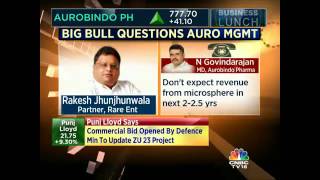 'Big Bull' Rakesh Jhunjhunwala Questions Aurobindo Pharma's Management