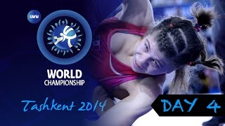 Finals Highlights from Day Four of the Wrestling World Championships 2014