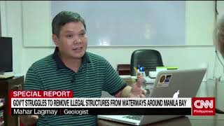 Gov't struggles to remove illegal structures from Manila bay