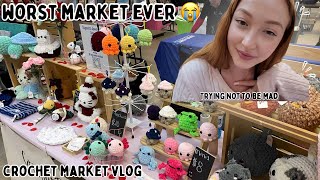 Worst market ever. 😭 Crochet market vlog 💕