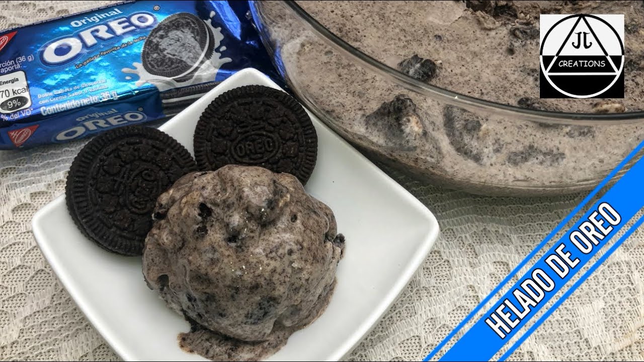 Como Hacer HELADO DE OREO CREMOSO - YouTube