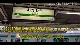 【発車メロディー】小田原駅6番線【お猿のかごや V4】