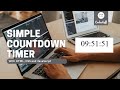 How to make a Countdown Timer with HTML, CSS and JavaScript