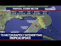 Tropical Storm Milton gaining strength