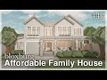 Bloxburg - Affordable Family House Speedbuild (exterior)