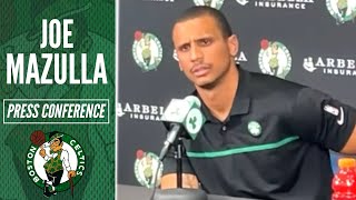 Joe Mazzulla on Becoming Celtics Interim Head Coach | Celtics Media Day