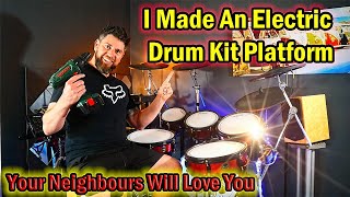 Build A Silencer Platform For Your Electric Drum Kit - Your Neighbours Will Love