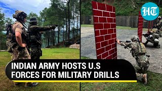 U.S Special Forces join Indian Army's elite commandos for joint combat drills in Himachal