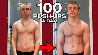 100 Pushups A Day For 30 Days - TRANSFORMATION