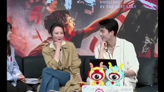 Wu Lei is really suspicious 😏😏 | Wu Lei \u0026 Jiang Qinqin for today's Sina Livestream 2024.03.29