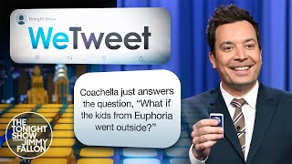 WeTweet: Air Horns for Arguments, Coachella and Twinkies | The Tonight Show Starring Jimmy Fallon