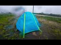 naturehike p series 4p tent unboxing during typhoon carina gaemi extreme weather test.