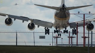 UPS 747-8F Overhead Landing | MSP