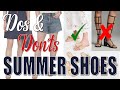 Dos & Don'ts Of Wearing Summer Shoes 2023 / How To Wear Sandals, Flats, Wedges, Sneakers