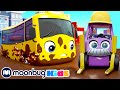 Бастер Строительная Площадка - Мы застряли в грязи! | Moonbug Kids на Русском | Мультики на Русском