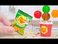 SWEET Miniature Chupa Chups Lollipop Recipe | Satisfying Tiny Yummy Candy Making | Miniature Cooking