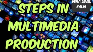 Steps in Multimedia Production Chapter 1 - Multimedia |1.5.1 | XII STD CA #TNSCERT|