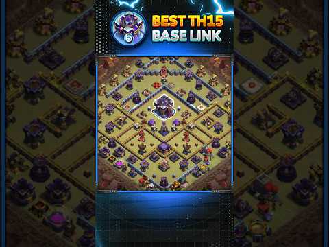 INSANE TH15 War Base for HARD MODE in 2024️ | Proof Replays | #coc #basebuilding #baselink #clash