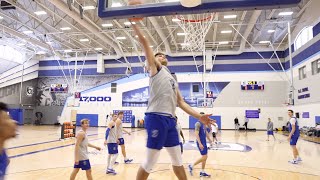 Creighton men's basketball practices before 2022-2023 season opener