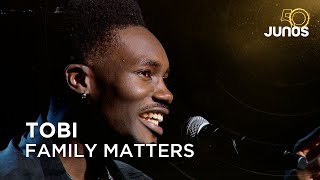 TOBi performs a stunning a cappella version of 'Family Matters' | Juno Awards 2021