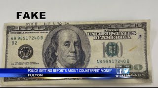 Fulton police warn about fake $100 bills