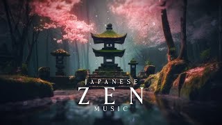 Japanese Zen Music | Forest Temple Meditation Music with Stream Nature Sounds