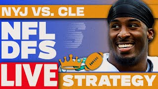 Jets-Browns Showdown Strategy TNF Week 17 DFS Picks | NFL DFS Strategy