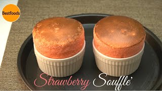 Soufflé│Strawberry Soufflé│Soufflé Recipe│How To Make Soufflé│Homemade Soufflé│Strawberry Dessert