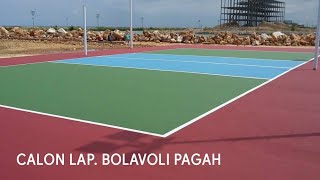 Survei lokasi ke tempat  calon Lapangan Bola voli Pagah