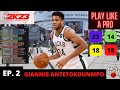 HOW TO MAKE GIANNIS ANTETOKOUNMPO BUILD IN NBA2K23 + BADGE LAYOUT!!! PLAY LIKE A PRO EP.2