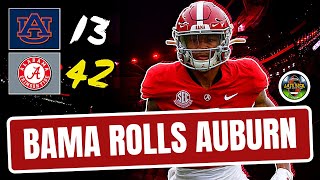 Alabama Rolls Auburn - Rapid Reaction (Late Kick Cut)