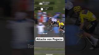 Motorräder stören Pogacar-Attacke | Sportschau #shorts