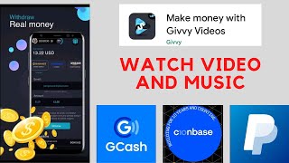 GIVVY VIDEOS BABAYARAN KA SA PANUNOOD NG VIDEO AT MUSIC /legit Paying app