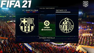 Barcelona vs Getafe Ft. Depay, Coutinho, Pedri, | La liga 2021/2022 | Gameplay & Prediction