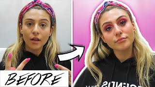 QUARANTINE NEON PINK MAKEUP TUTORIAL