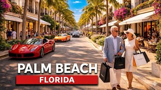 PALM BEACH | Exploring The World of Billionaires | Walking Tour 🇺🇸