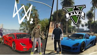 GTA 5 Vs Watch Dogs 2 |Side By Side| GRAPHICS COMPARISON|