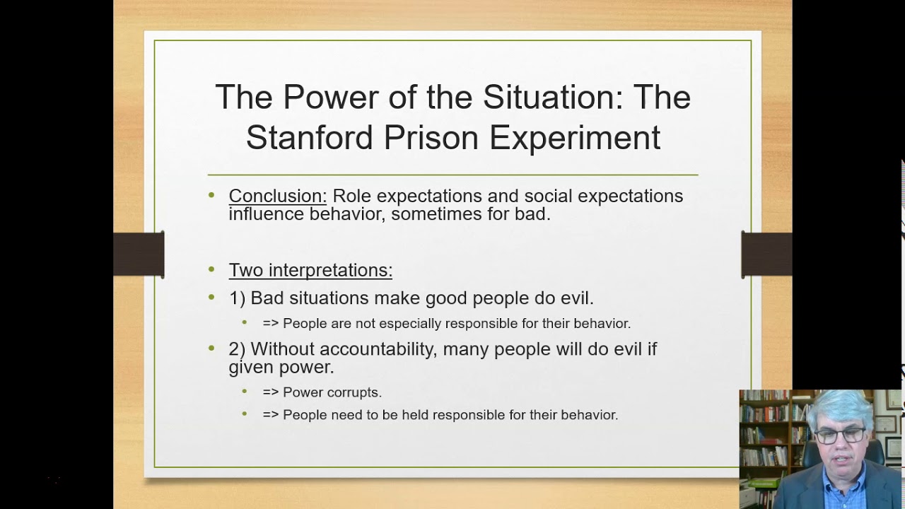 The Power Of The Situation: The Stanford Prison Experiment - YouTube