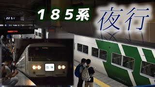 【簡易版鉄道旅ゆっくり実況】185系の夜行で長野まで