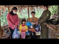 The orphan boy received the gifts given to him with great gratitude - boy orphaned parents