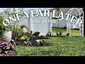 ONE YEAR LATER//DO IT YOURSELF LANDSCAPE//TIMELAPSE