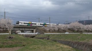 中央東西線　みどり湖付近、洗馬駅  185系他【2007年】