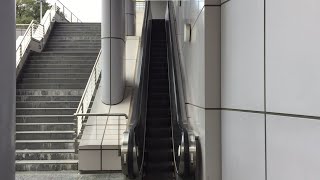 【名古屋市 中区】ナディアパーク 中央南側（外）エスカレーターに乗ってみた！（三菱製／1F→2F）MITSUBISHI Escalator NADYA PARK Japan Nagoya Aichi