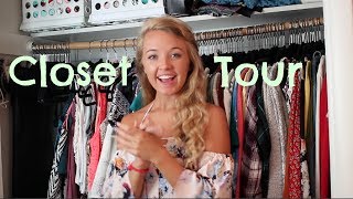 Closet Tour 2017 \u0026 Space Saving Tips/Storage!