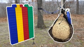 Home Made Wrecking Ball (120LB RUBBER BAND BALL!!)