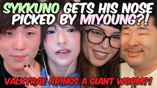 SYKKUNO’S NOSE PICKED by Miyoung, Bimbus Gossip \u0026 Valkyrae’s GIANT WORM! (ft. Shoto, Peter, Blau)