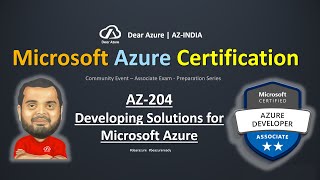 AZ-204 Certification Exam Preparation Workshop | Azure Developer Associate Exam | Easy Study Path