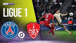 PSG vs Brest | LIGUE 1 HIGHLIGHTS | 01/28/24 | beIN SPORTS USA