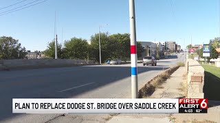 Plan to replace Dodge St. bridge over Saddle Creek